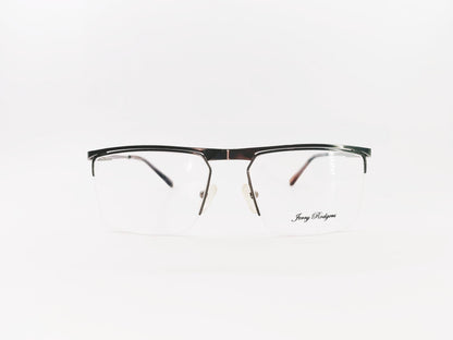 iDom Eyeglasses Half Rim Rectangle Shape for Men 149210