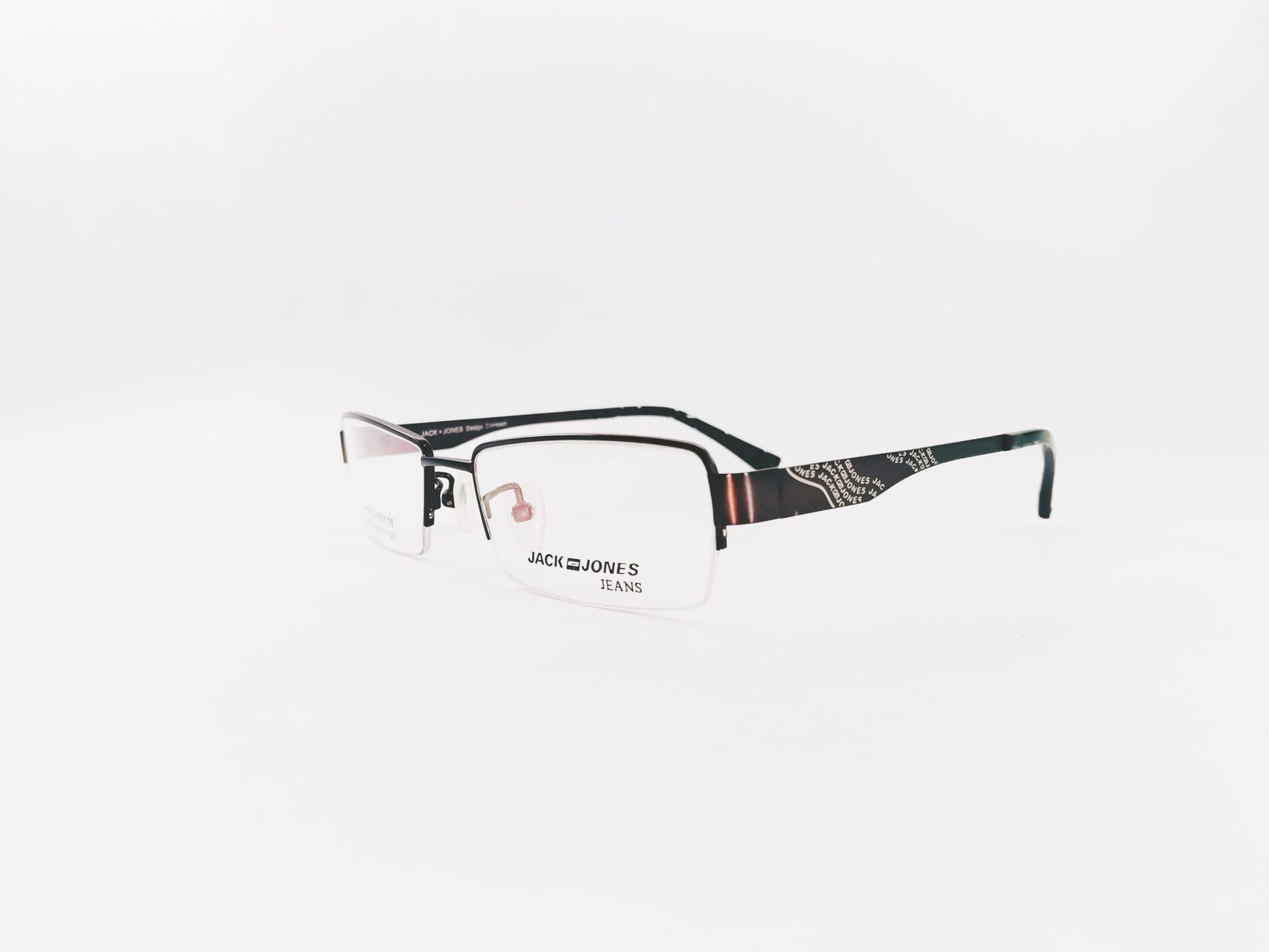 iDom Eyeglasses Half Rim Rectangle Shape for Men 220320