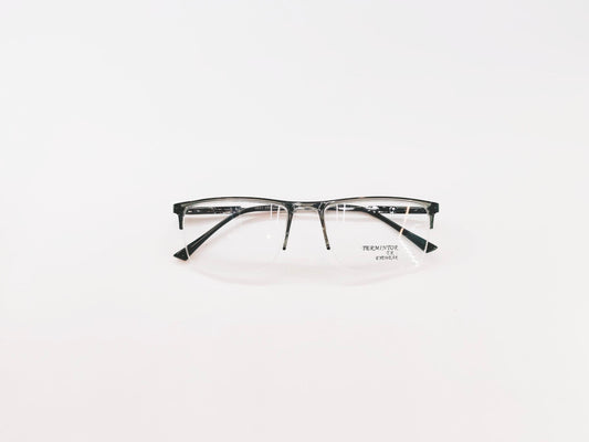 iDom Eyeglasses Half Rim Rectangle Shape for Men 234679