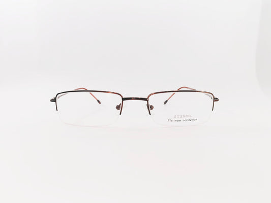 iDom Eyeglasses Half Rim Rectangle Shape for Men & Women 142373