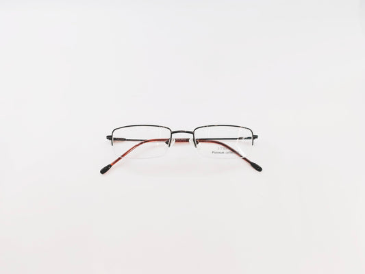 iDom Eyeglasses Half Rim Rectangle Shape for Men & Women 142373
