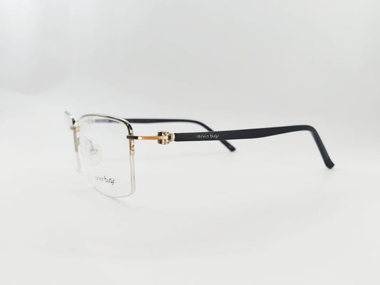 iDom Eyeglasses Half Rim Rectangle Shape For Men & Women 673032