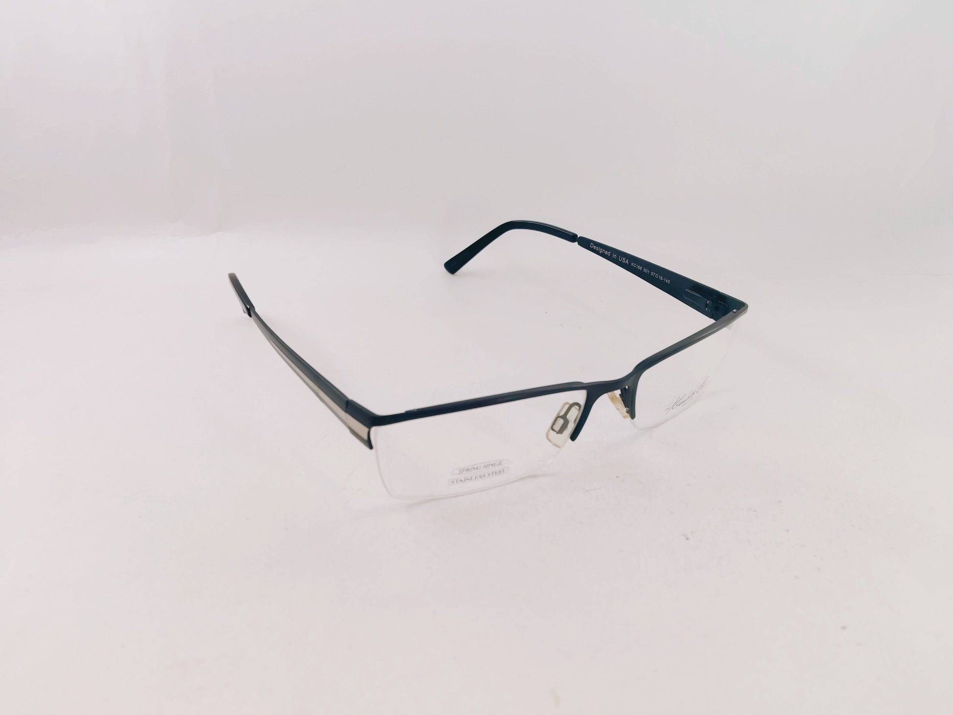 iDom Eyeglasses Half Rim Rectangle Specs For Men 111053