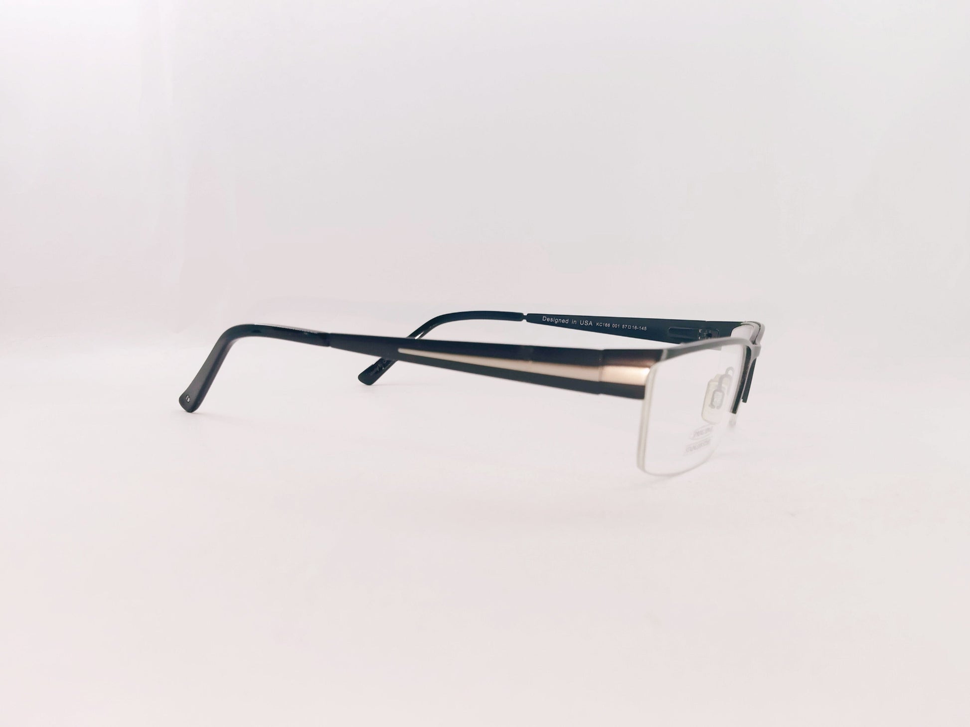 iDom Eyeglasses Half Rim Rectangle Specs For Men 111053