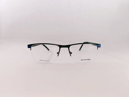 iDom Eyeglasses Half Rim Rectangle Specs For Men 138278