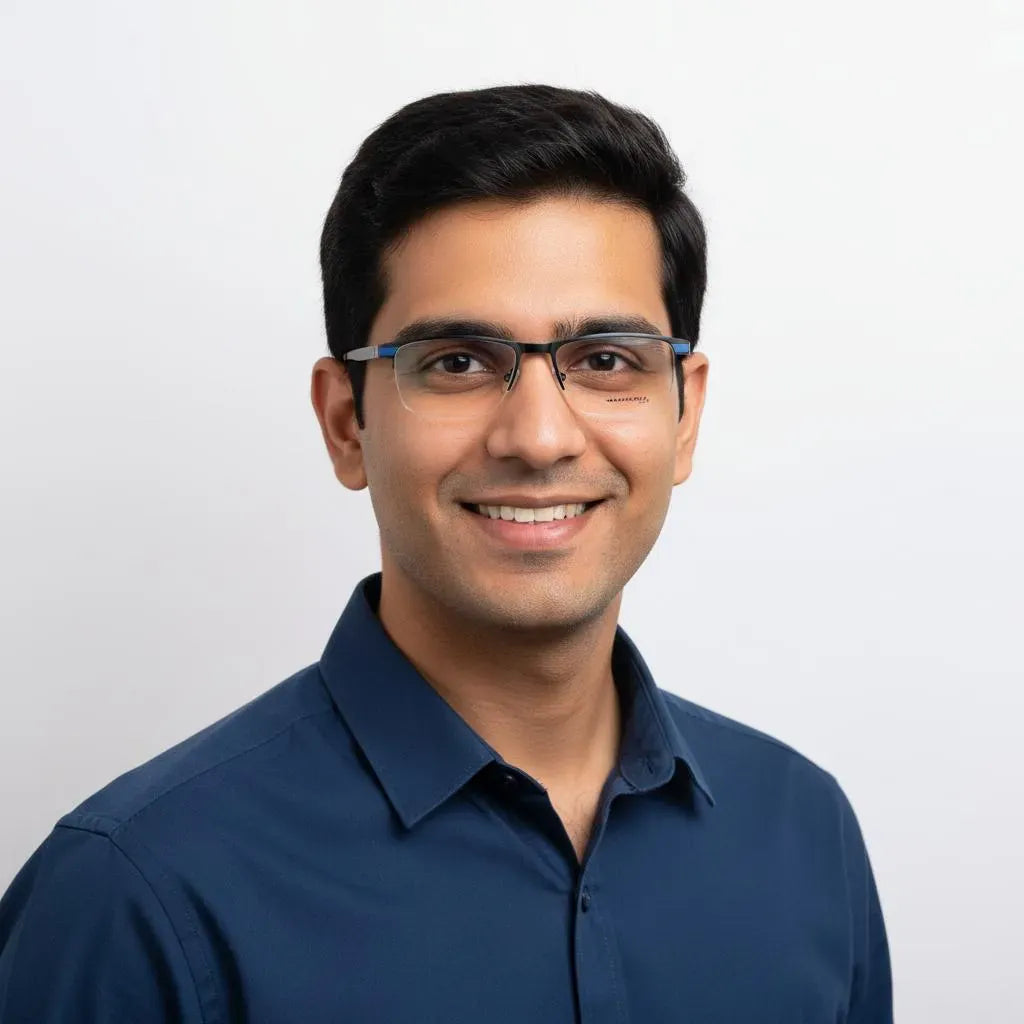 iDom Eyeglasses Half Rim Rectangle Specs For Men 138278