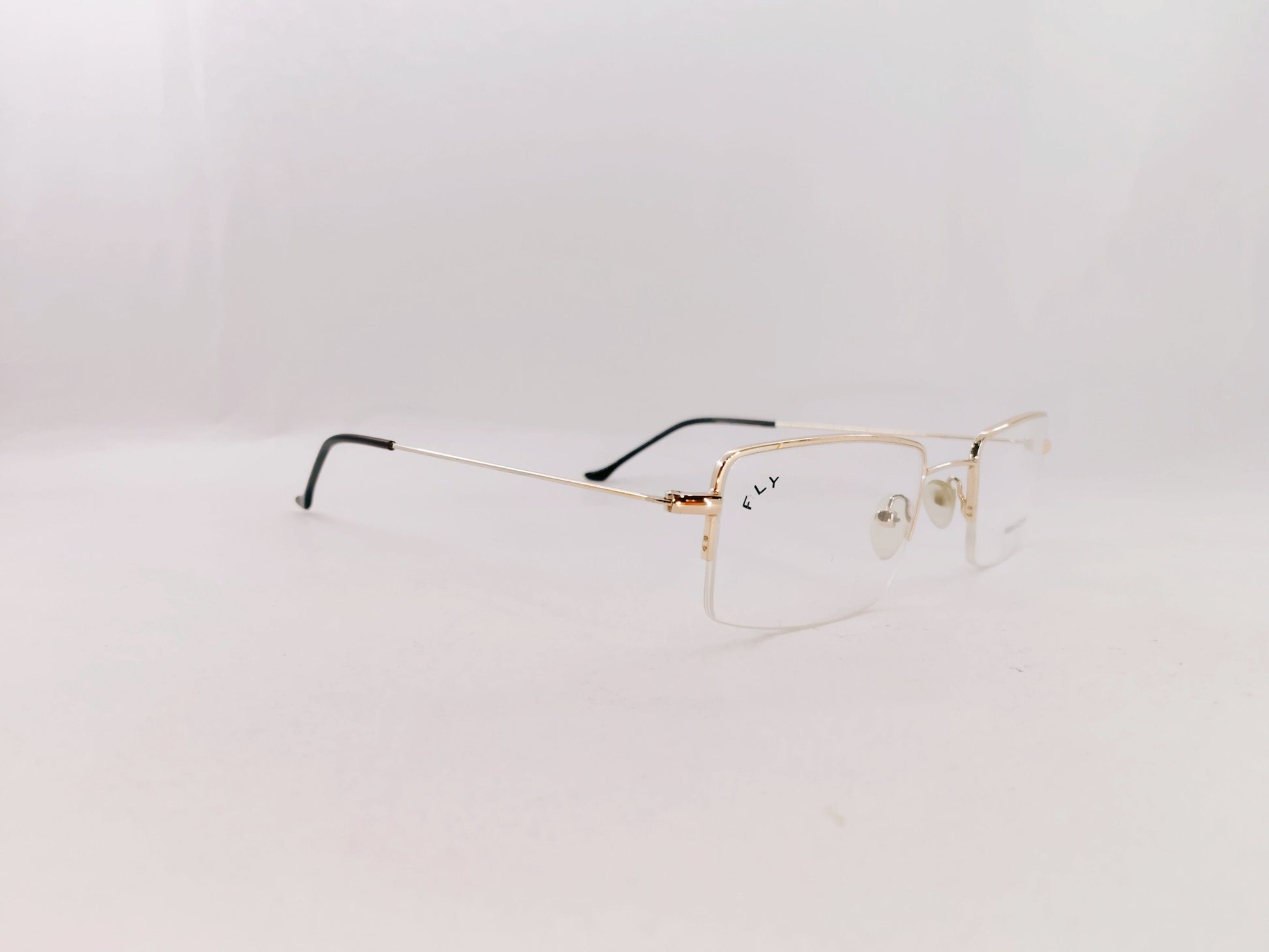 iDom Eyeglasses Half Rim Rectangle Specs For Men 148062