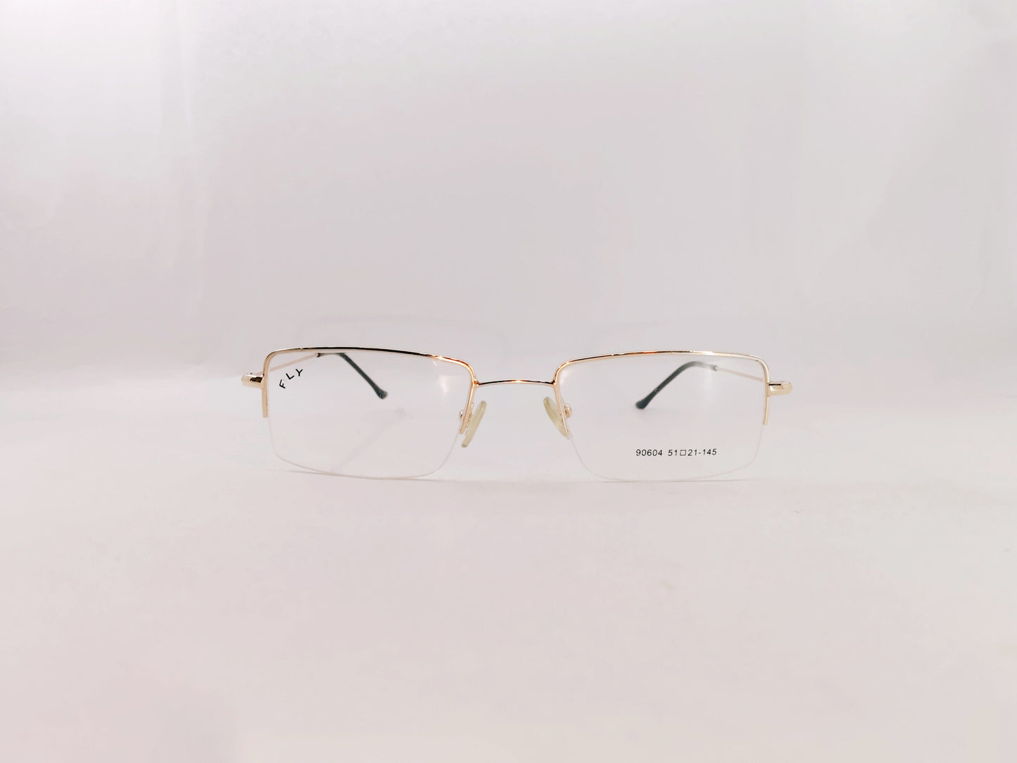 iDom Eyeglasses Half Rim Rectangle Specs For Men 148062