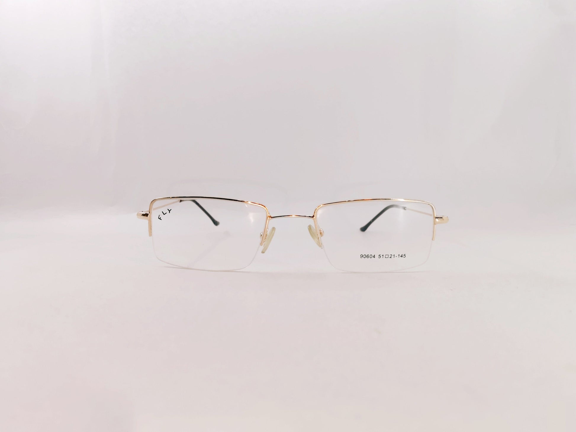 iDom Eyeglasses Half Rim Rectangle Specs For Men 148062