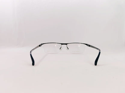 iDom Eyeglasses Half Rim Rectangle Specs For Men 162606