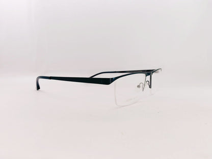 iDom Eyeglasses Half Rim Rectangle Specs For Men 162606