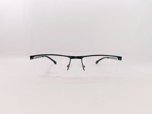 iDom Eyeglasses Half Rim Rectangle Specs For Men 162606