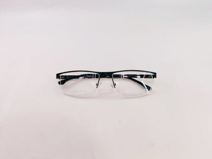 iDom Eyeglasses Half Rim Rectangle Specs For Men 162606