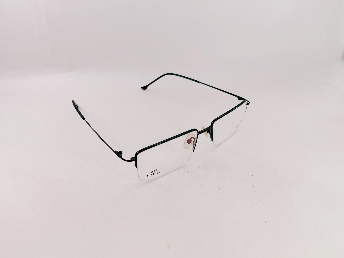 iDom Eyeglasses Half Rim Rectangle Specs For Men 217547