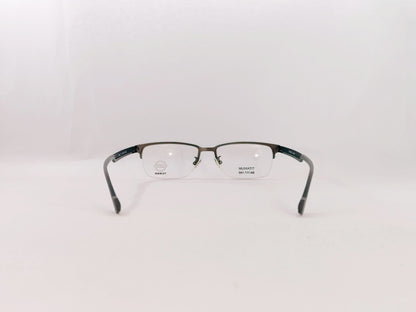 iDom Eyeglasses Half Rim Rectangle Specs For Men 267027