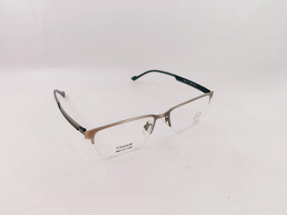 iDom Eyeglasses Half Rim Rectangle Specs For Men 267027