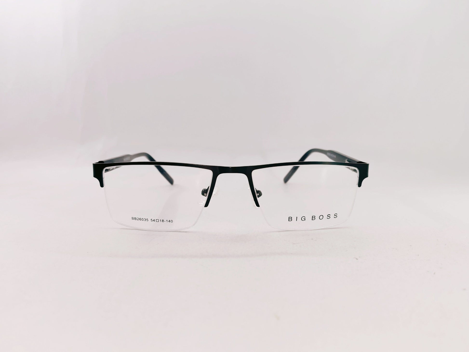 iDom Eyeglasses Half Rim Rectangle Specs For Men 287795
