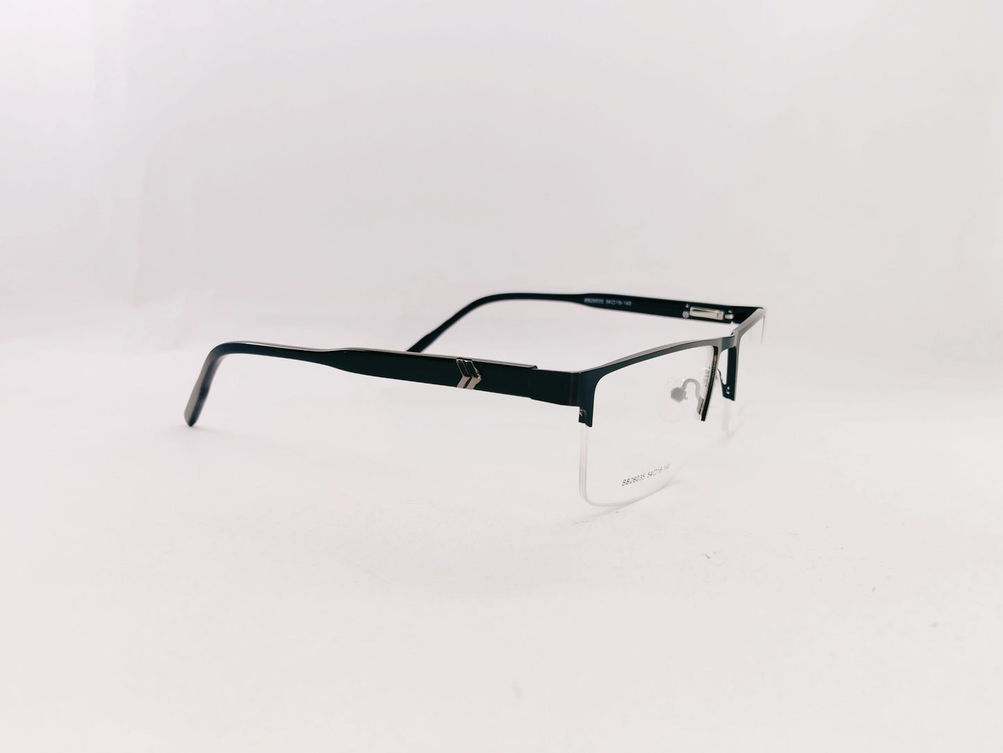 iDom Eyeglasses Half Rim Rectangle Specs For Men 287795