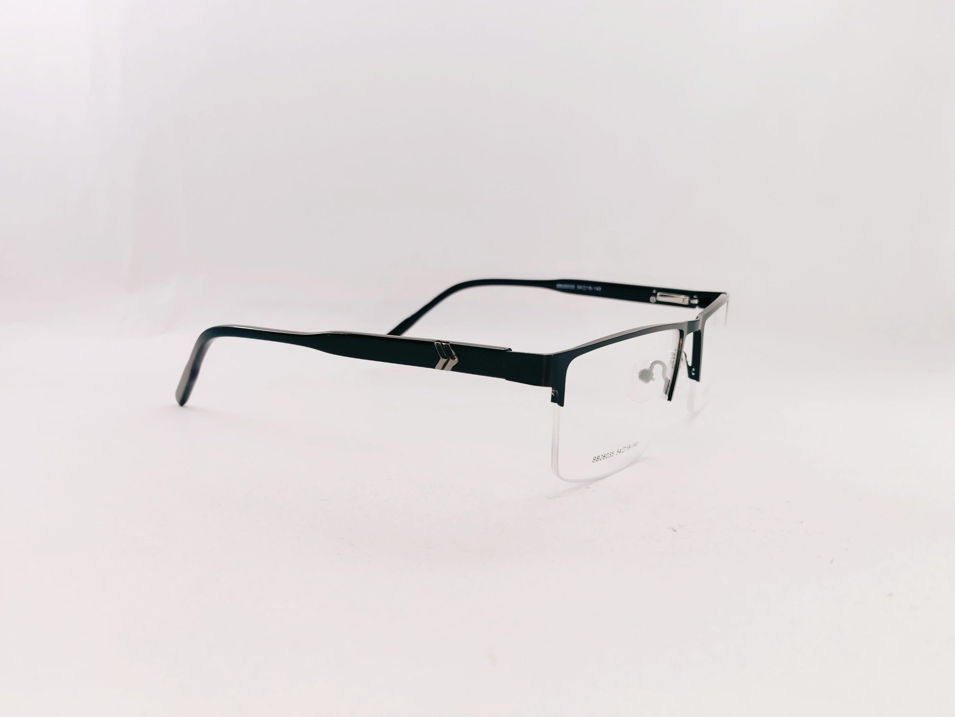 iDom Eyeglasses Half Rim Rectangle Specs For Men 287795
