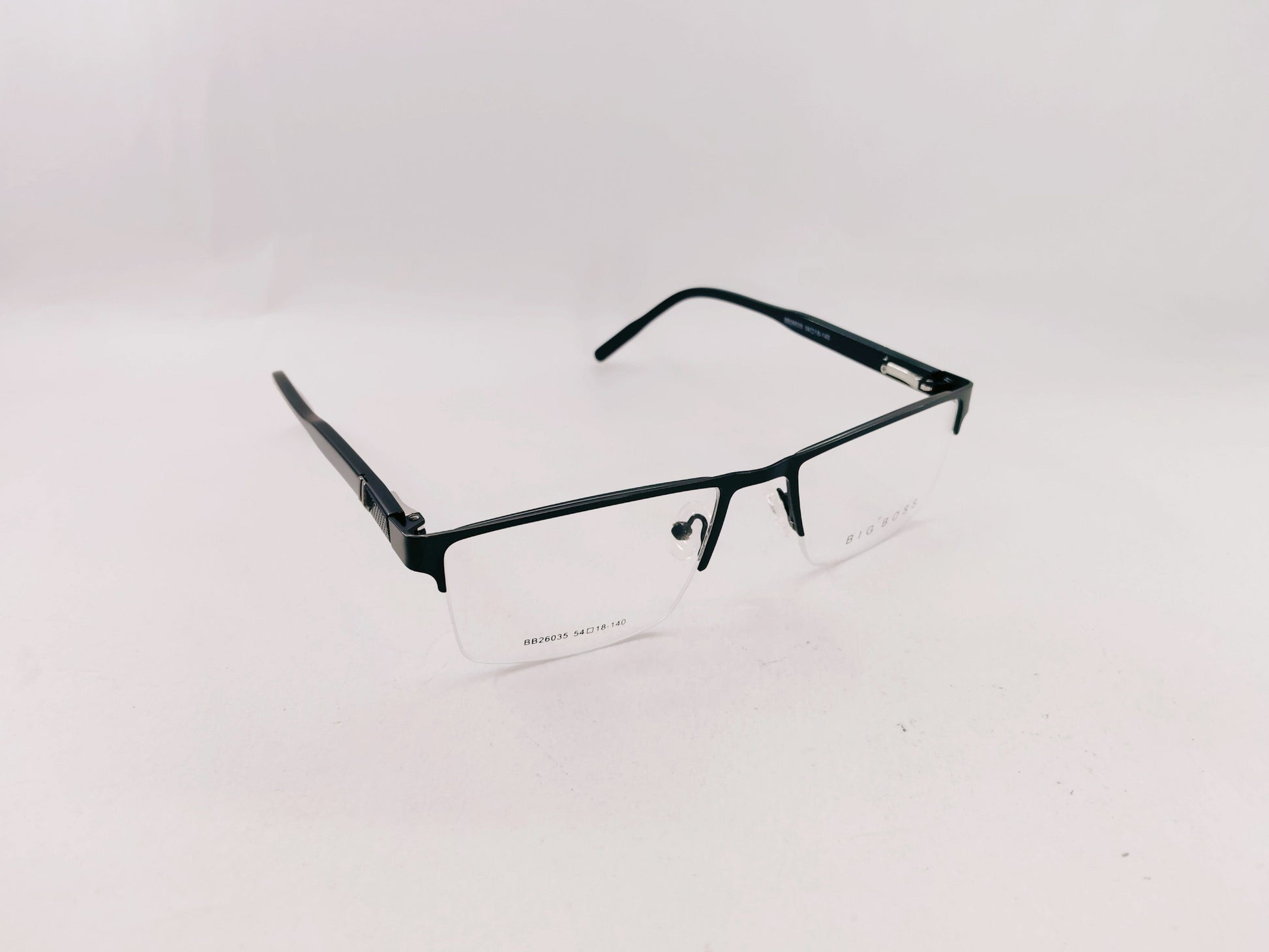 iDom Eyeglasses Half Rim Rectangle Specs For Men 287795