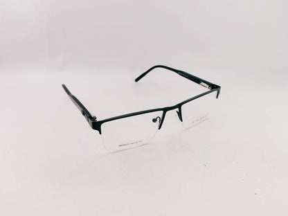 iDom Eyeglasses Half Rim Rectangle Specs For Men 287795