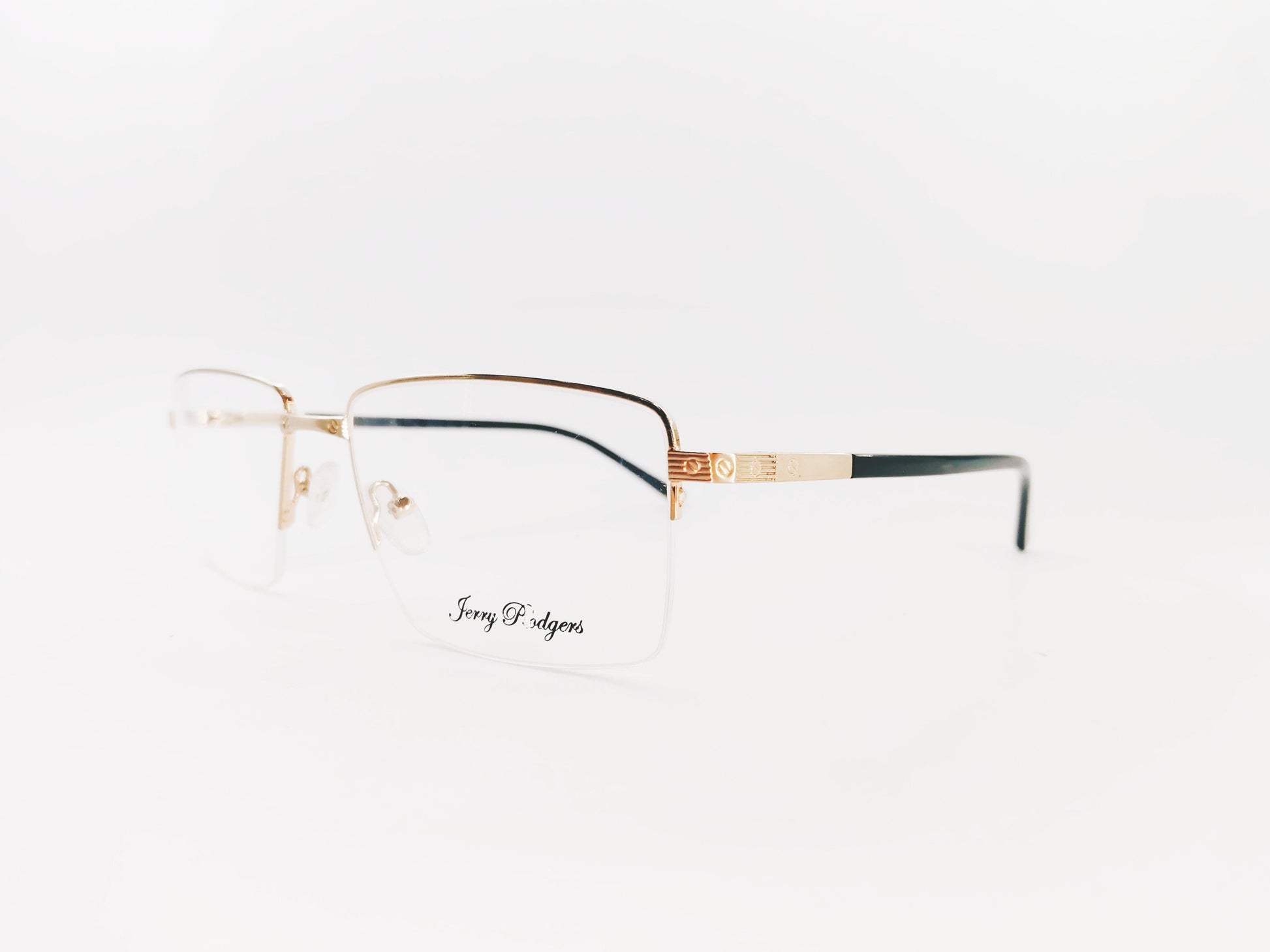 iDom Eyeglasses Half Rim Rectangle Specs For Men 298687