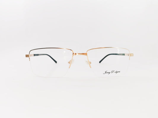 iDom Eyeglasses Half Rim Rectangle Specs For Men 298687