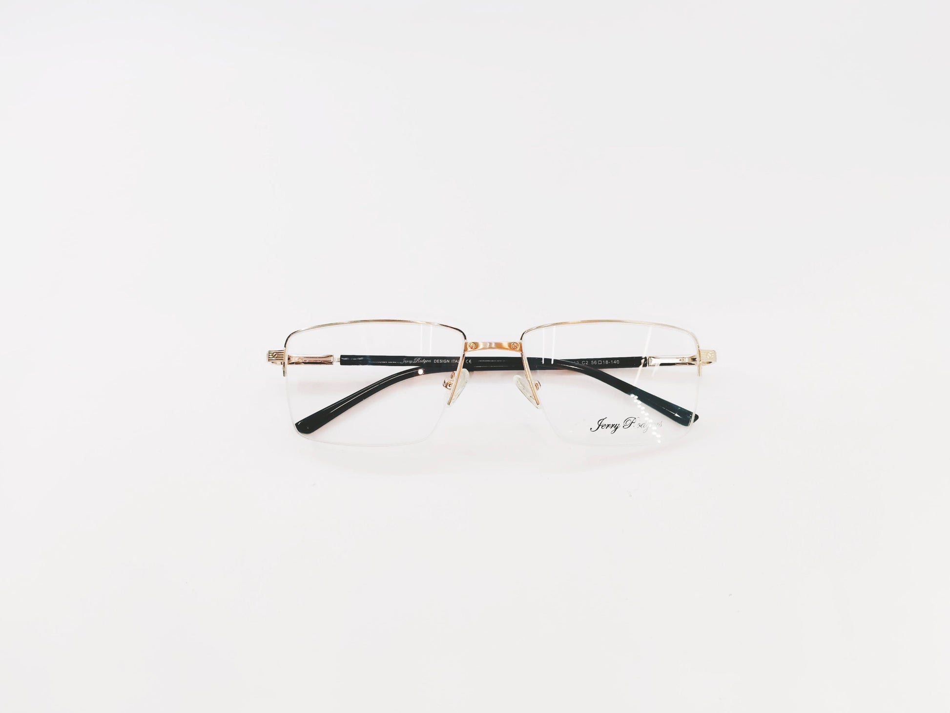 iDom Eyeglasses Half Rim Rectangle Specs For Men 298687