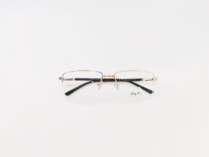 iDom Eyeglasses Half Rim Rectangle Specs For Men 298687