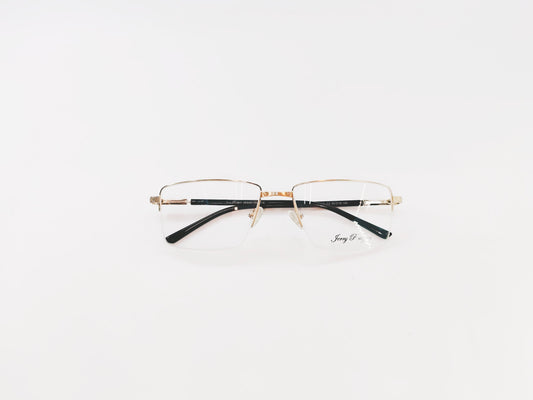 iDom Eyeglasses Half Rim Rectangle Specs For Men 298687