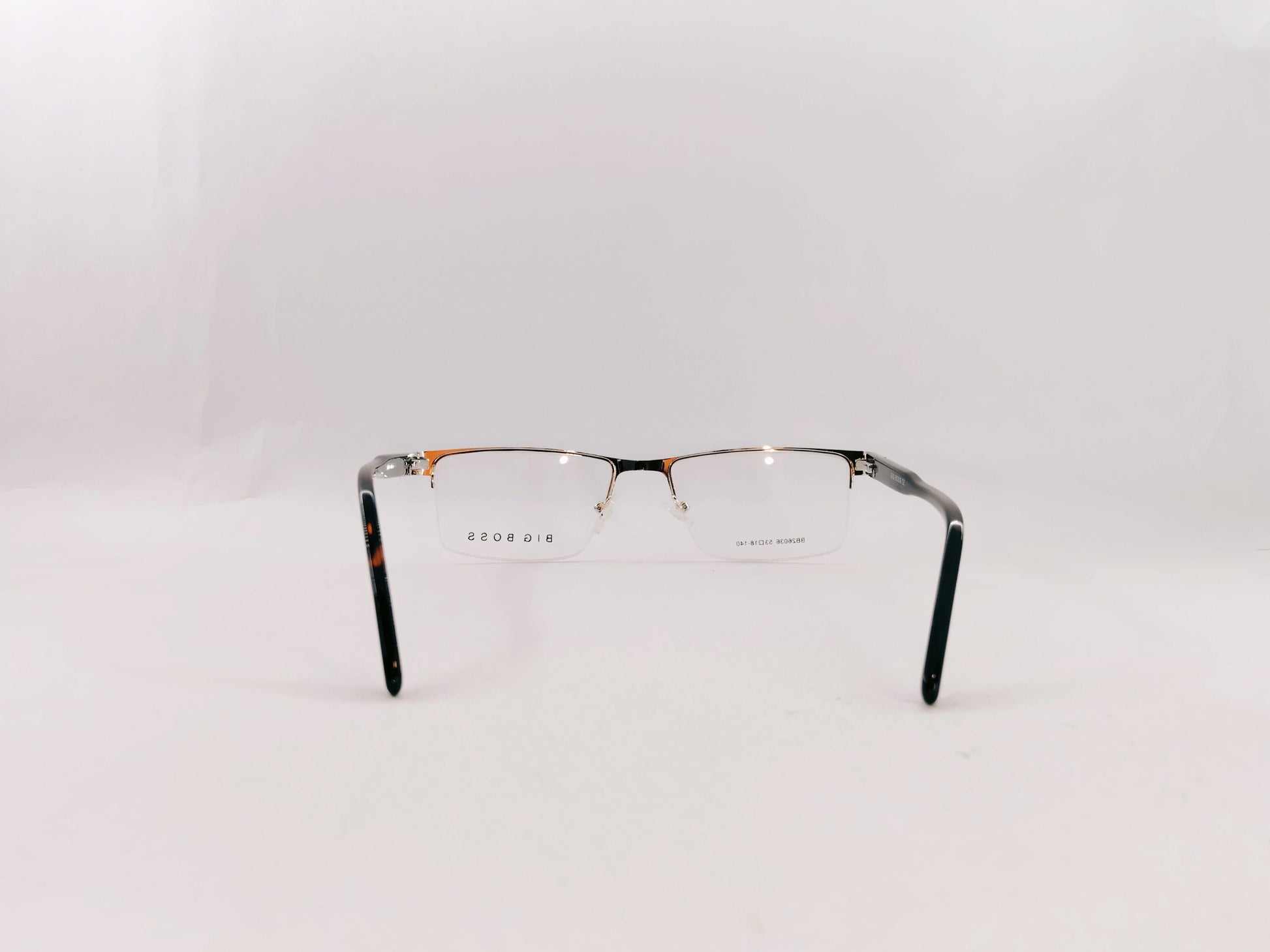 iDom Eyeglasses Half Rim Rectangle Specs For Men 305344