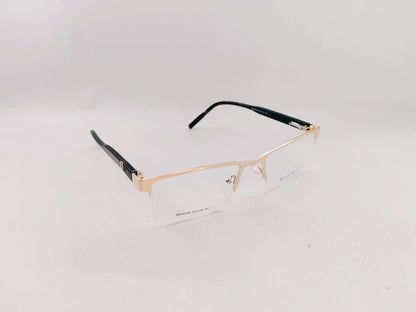iDom Eyeglasses Half Rim Rectangle Specs For Men 305344