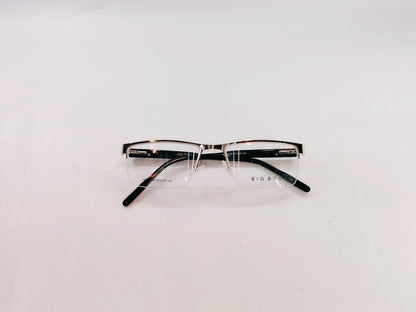 iDom Eyeglasses Half Rim Rectangle Specs For Men 305344