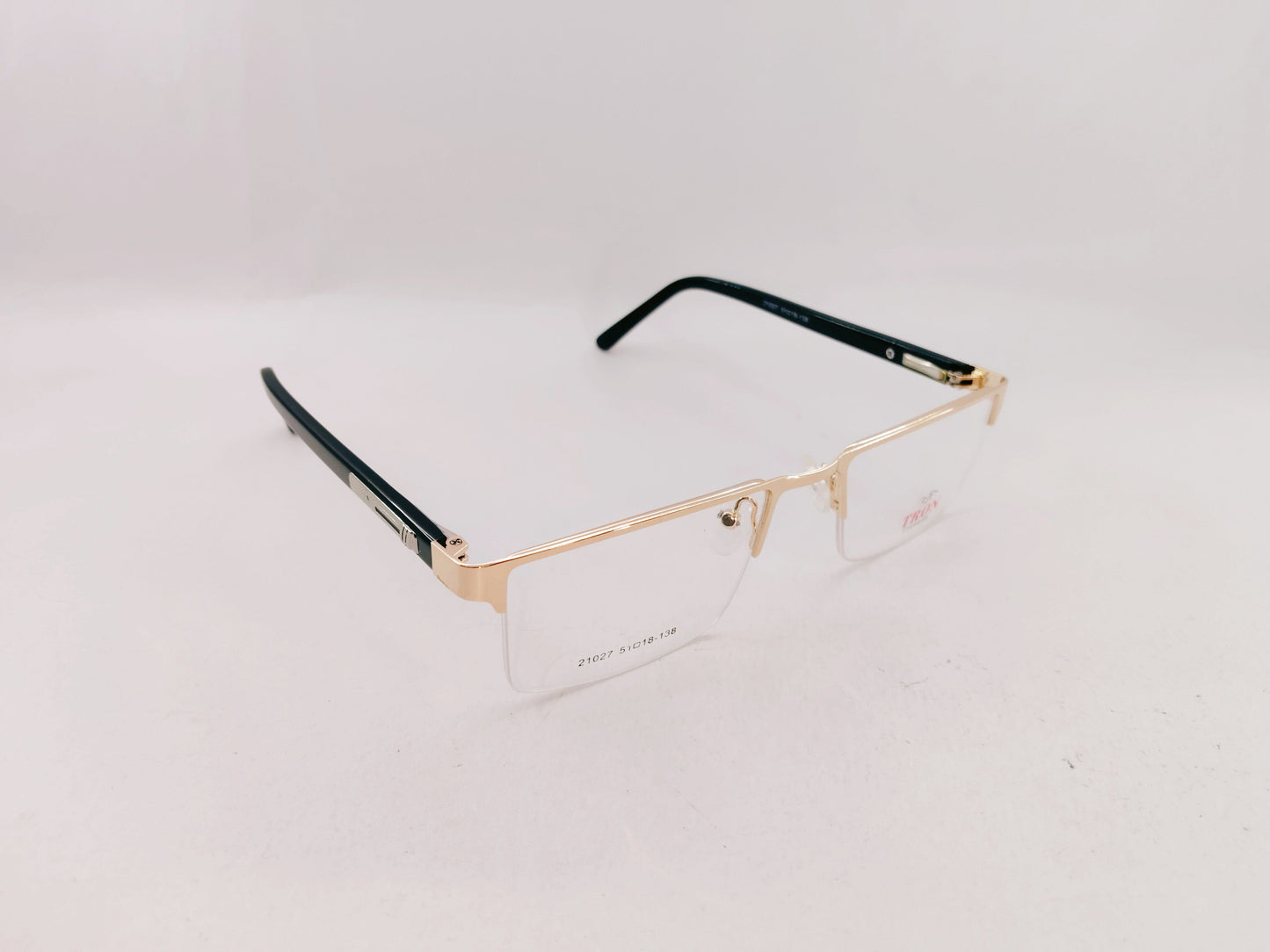 iDom Eyeglasses Half Rim Rectangle Specs For Men 313448