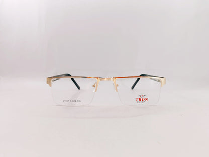 iDom Eyeglasses Half Rim Rectangle Specs For Men 313448
