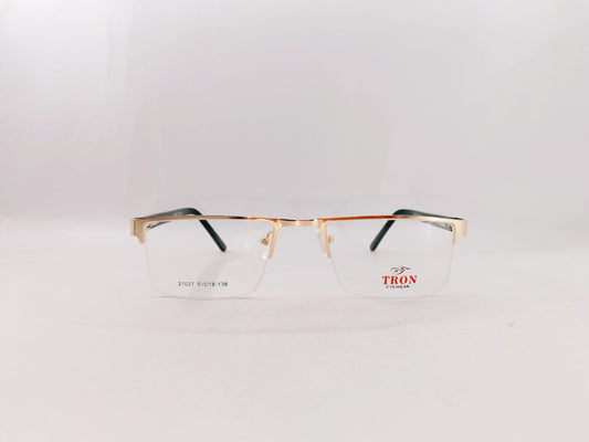 iDom Eyeglasses Half Rim Rectangle Specs For Men 313448