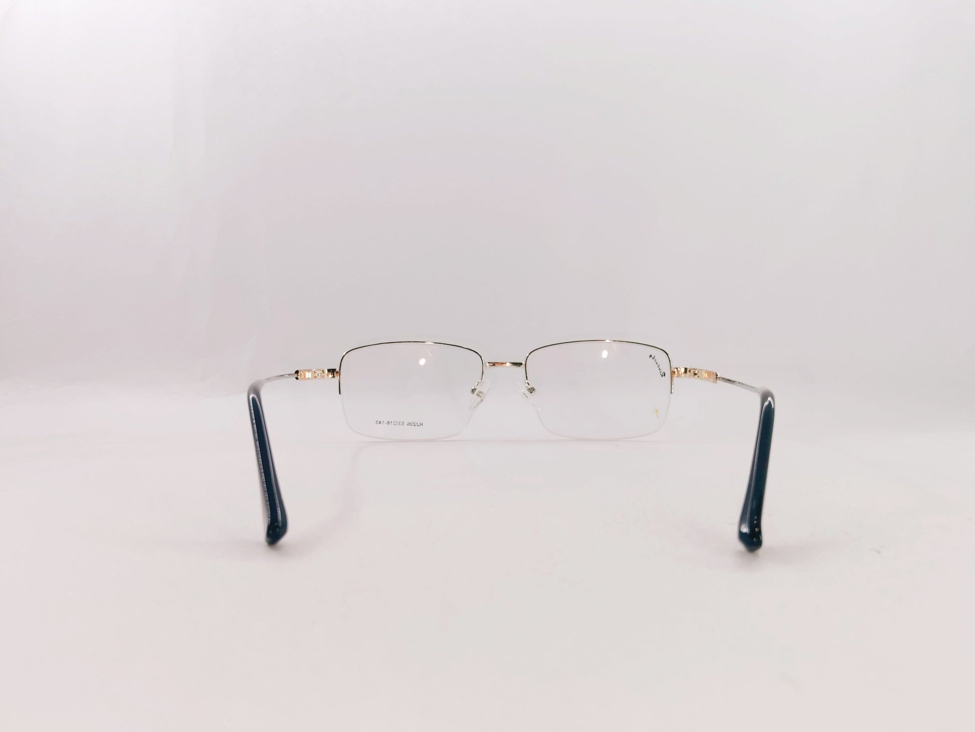 iDom Eyeglasses Half Rim Rectangle Specs For Men 359857