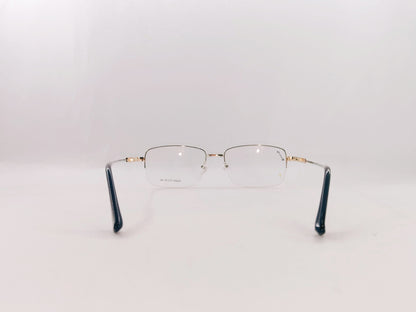 iDom Eyeglasses Half Rim Rectangle Specs For Men 359857