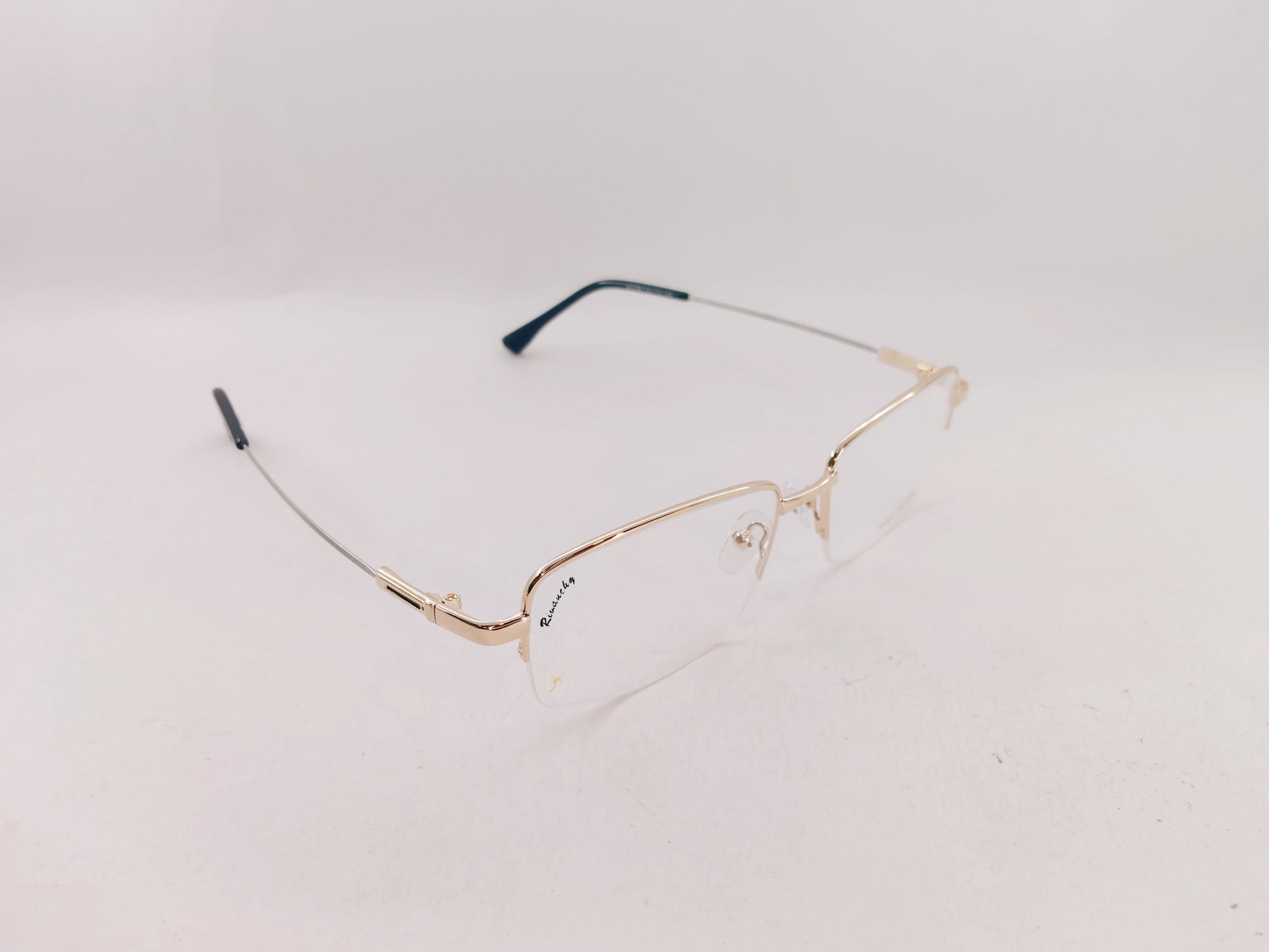 iDom Eyeglasses Half Rim Rectangle Specs For Men 359857
