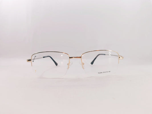 iDom Eyeglasses Half Rim Rectangle Specs For Men 359857
