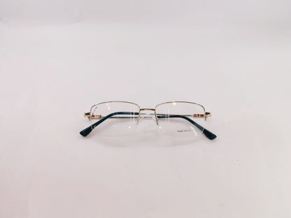 iDom Eyeglasses Half Rim Rectangle Specs For Men 359857