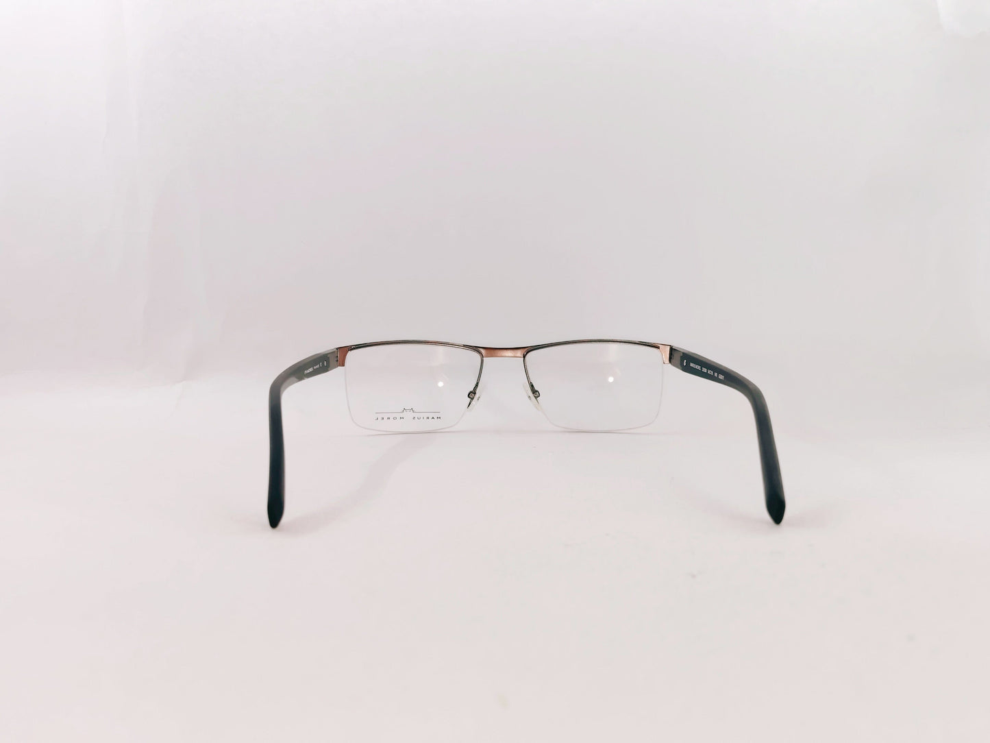 iDom Eyeglasses Half Rim Rectangle Specs For Men 370326