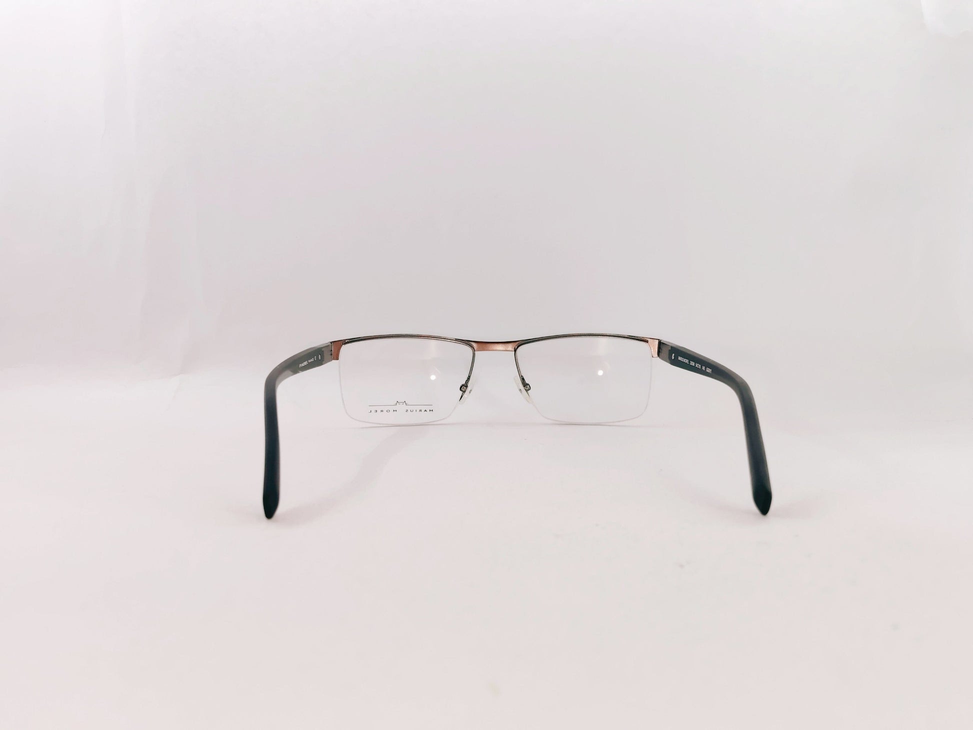 iDom Eyeglasses Half Rim Rectangle Specs For Men 370326