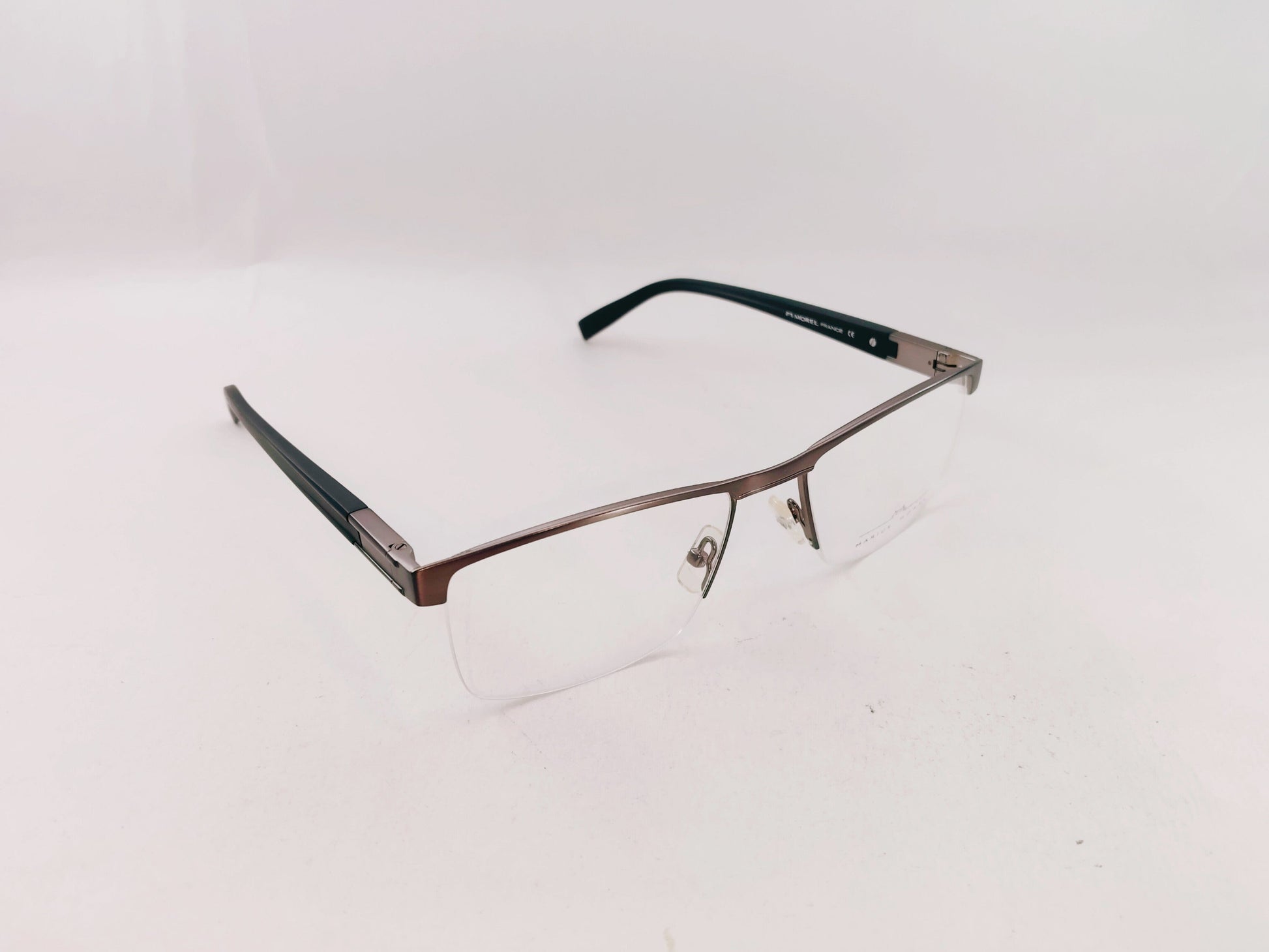 iDom Eyeglasses Half Rim Rectangle Specs For Men 370326