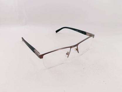 iDom Eyeglasses Half Rim Rectangle Specs For Men 370326