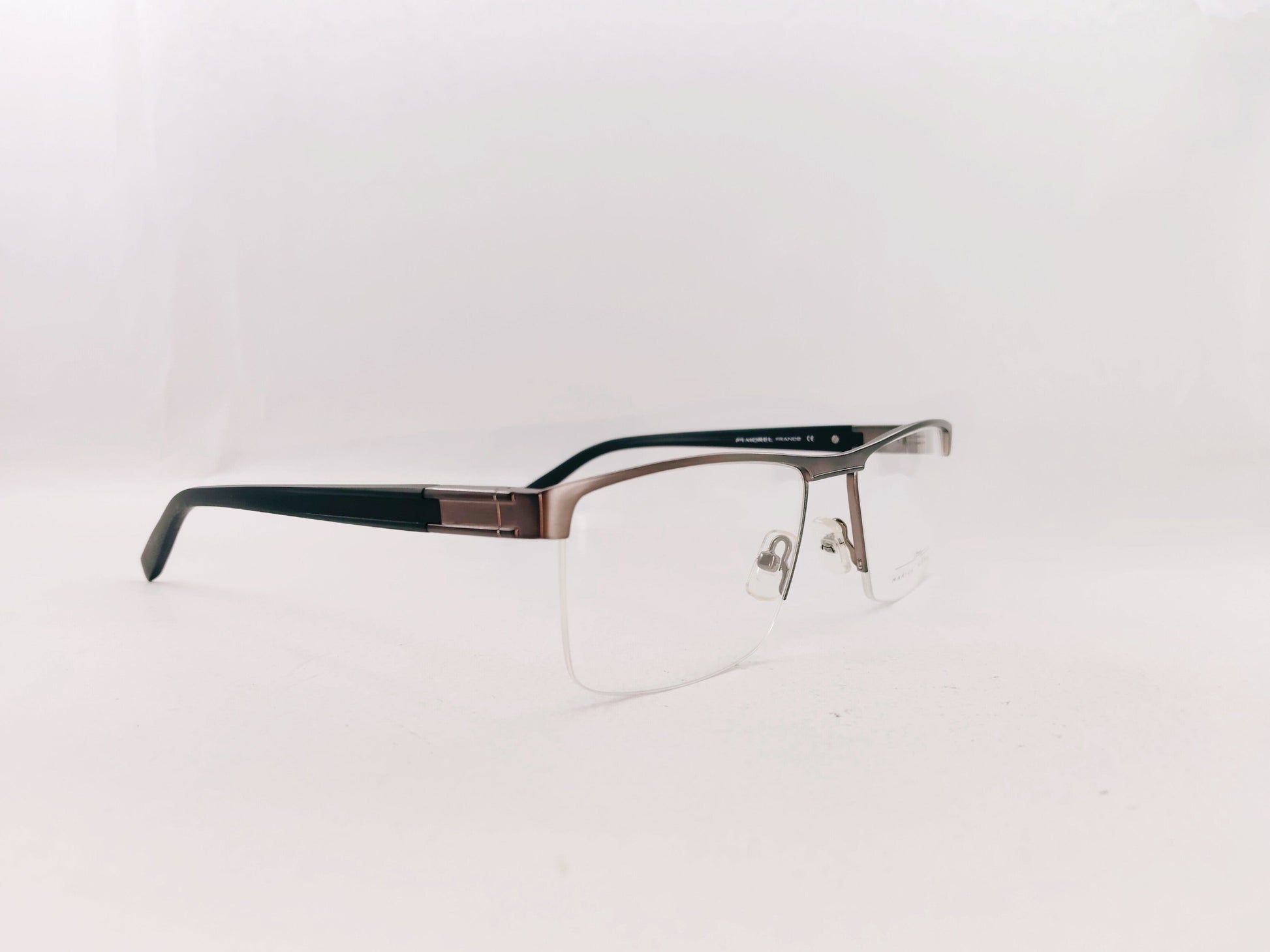 iDom Eyeglasses Half Rim Rectangle Specs For Men 370326
