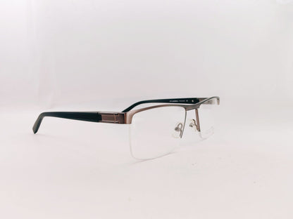iDom Eyeglasses Half Rim Rectangle Specs For Men 370326