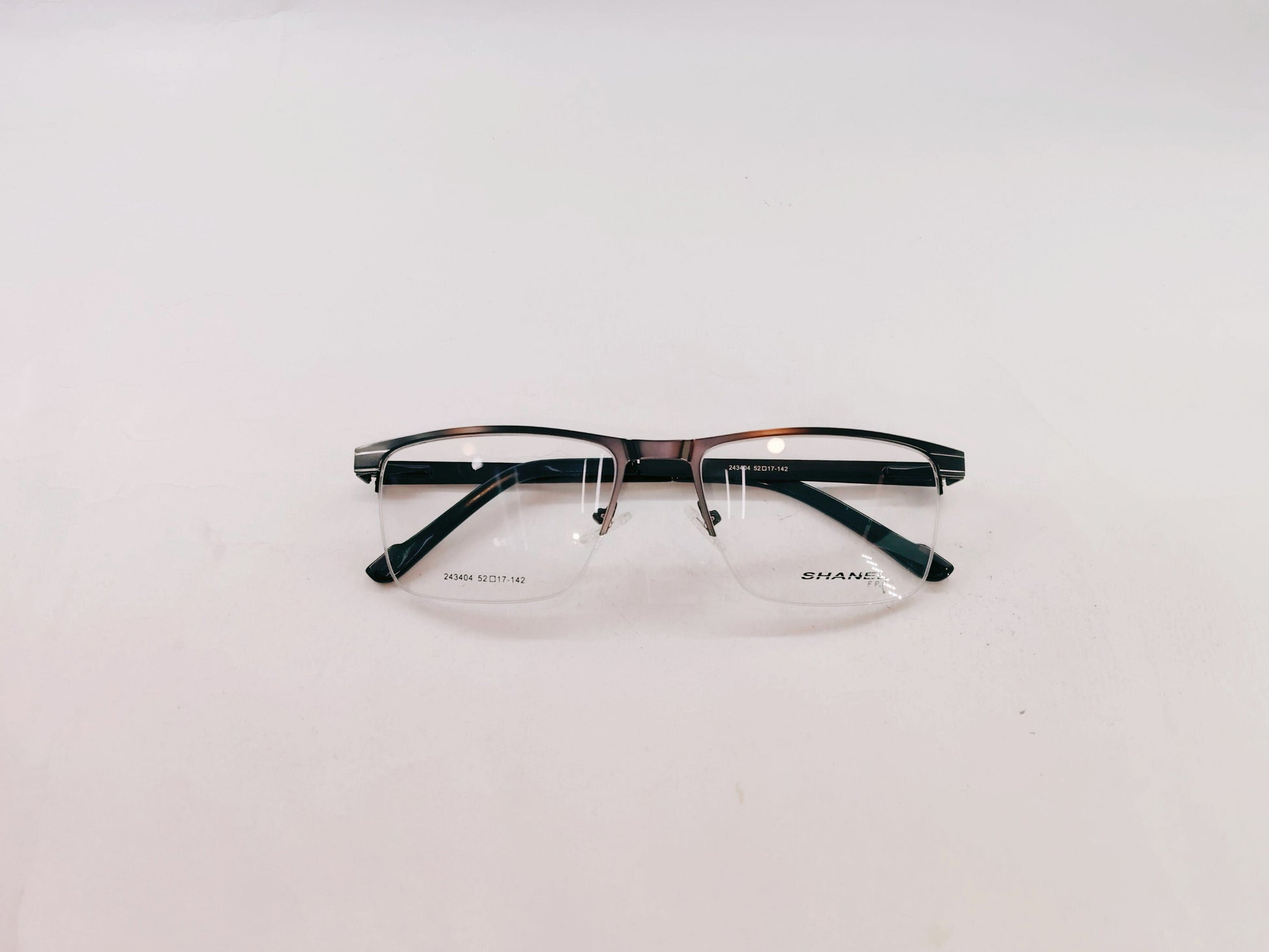 iDom Eyeglasses Half Rim Rectangle Specs For Men 988423
