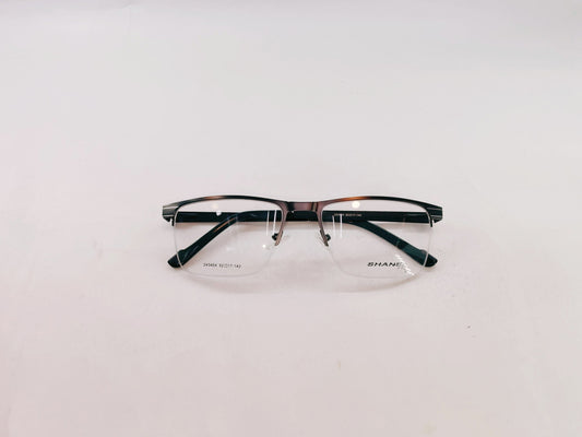 iDom Eyeglasses Half Rim Rectangle Specs For Men 988423