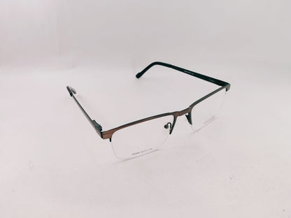 iDom Eyeglasses Half Rim Rectangle Specs For Men 988423